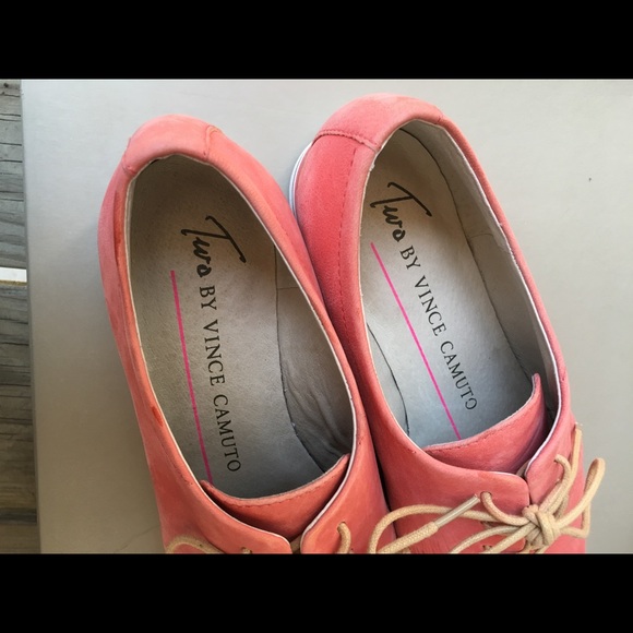 Vince Camuto - Orange Leather Women’s Dress Shoes - Picture 2 of 4